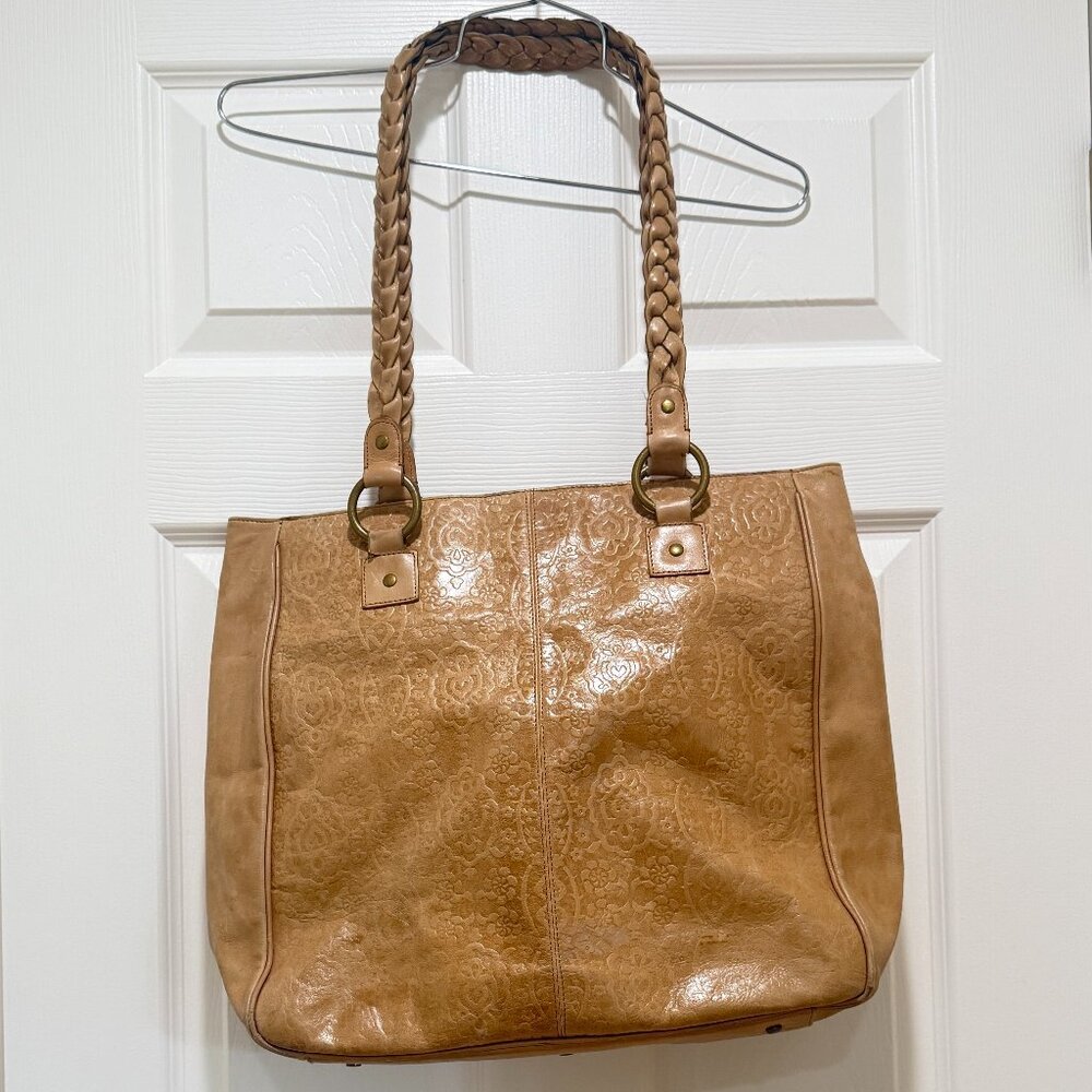 HOBO Embossed Leather Tote
